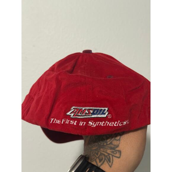 High-quality AMSOIL Racing Cap with flame graphics and full embroidered logos. - Picture 3 of 5